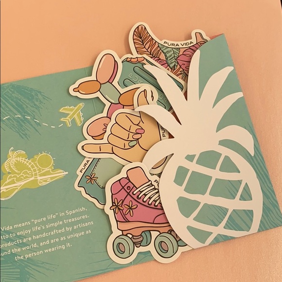 Pura Vida Stickers (6 Pack) - Picture 5 of 5